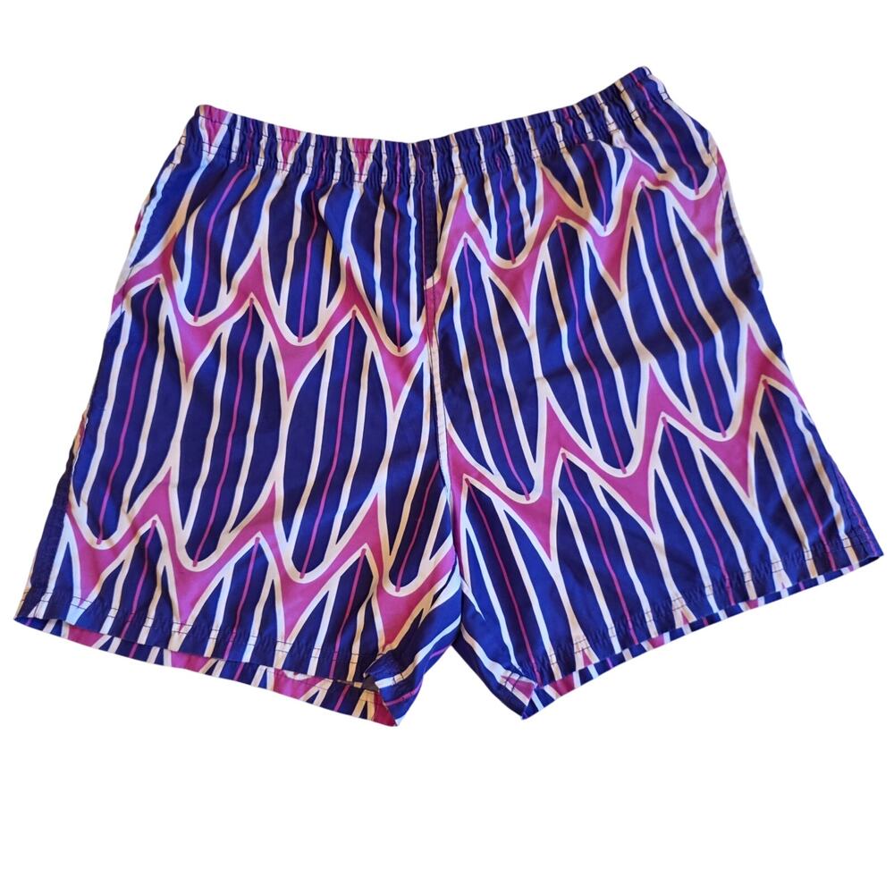 Bjorn Borg Swedish Sport Abstract Print Gym Shorts Blue Purple Pink M